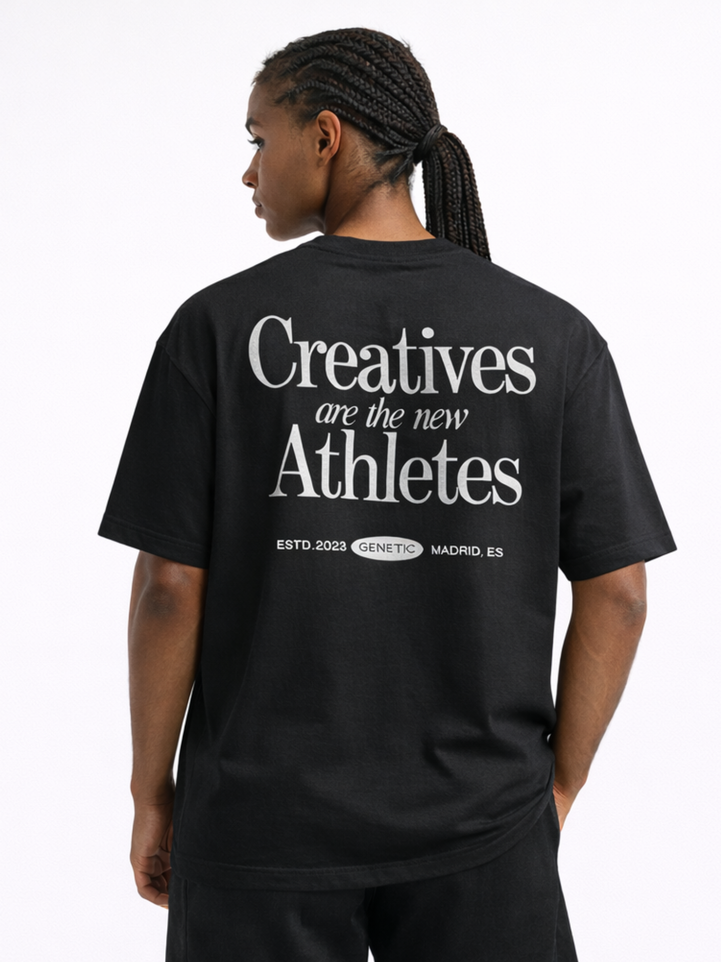 Camiseta manga corta Oversize Creatives are the new Athletes