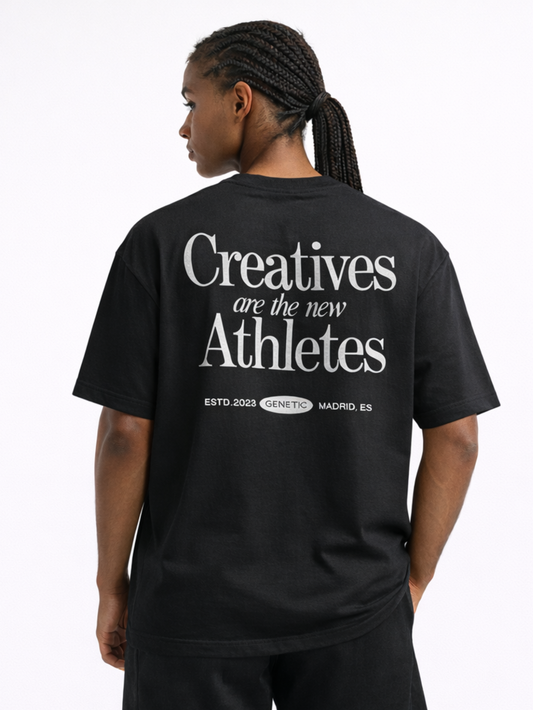Camiseta manga corta Oversize Creatives are the new Athletes