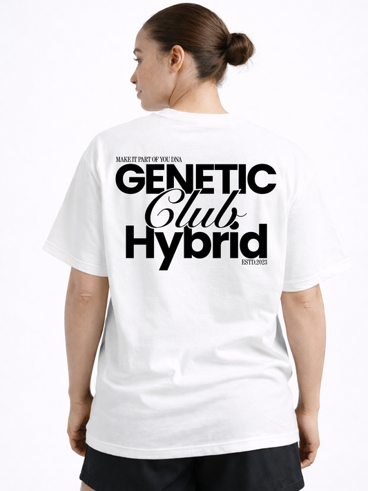 Camiseta manga corta Oversize Genetic Club Hybrid